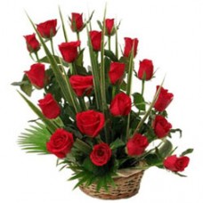 Roses Bloom Basket